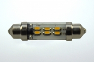 S8x37 LED-Soffitte 45 Lumen Gleichstrom 10-30V DC warmweiss 0,8W 