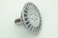 BA15D LED-Bajonettsockellampe AR70 500 Lumen Gleichstrom 10-30V DC warmweiss 7W 