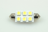 S8x42 LED-Soffitte 110 Lumen Gleichstrom 10-30V DC kaltweiss 1W 