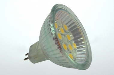 GU5.3 LED-Spot PAR16 150 Lumen Gleichstrom 10-30V DC warmweiss/rot 1,8W 