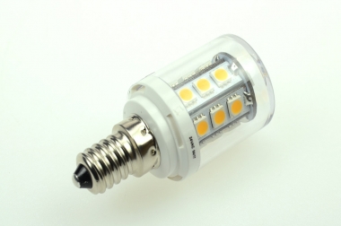E14 LED-Tubular 300 Lumen Gleichstrom 13,5-28V DC warmweiss 2,6W 