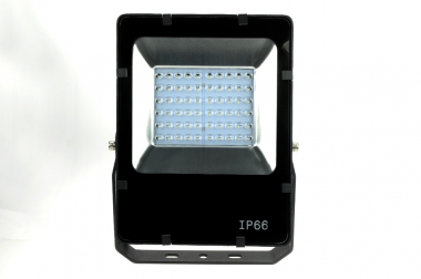 LED-Flutlichtstrahler 4500 Lumen Gleichstrom 127-431V DC kaltweiss 50W Asymetrisch 