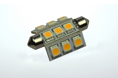S8x42 LED-Soffitte 170 Lumen Gleichstrom 10-30V DC warmweiss 2W 