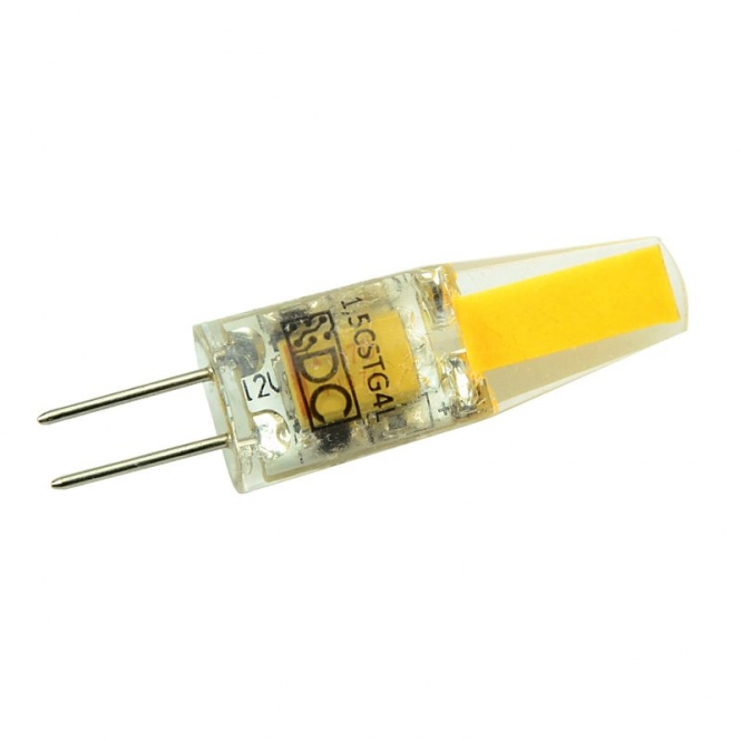 G4 LED-Stiftsockellampe 150 Lumen Gleichstrom 10-20V DC warmweiss 1,5 W 