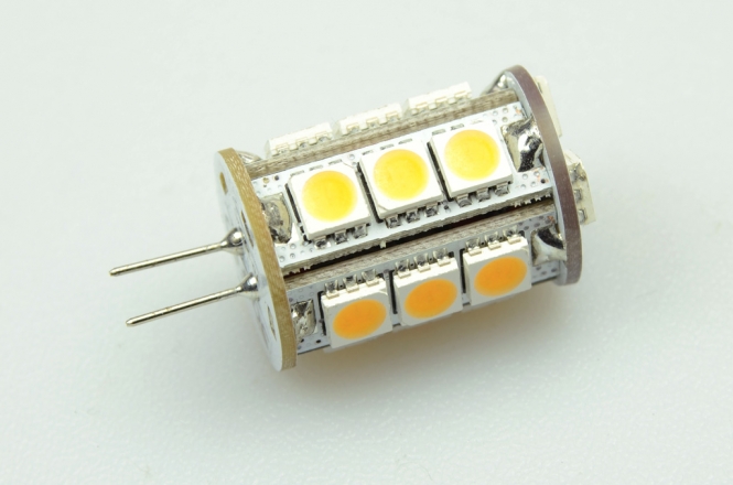 G4 LED-Stiftsockellampe 252 Lumen Gleichstrom 10-30V DC warmweiss 2,3W 