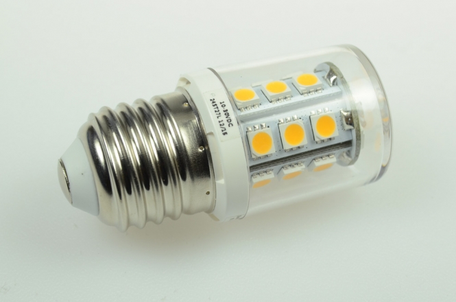 E27 LED-Stiftsockellampe 290 Lumen Gleichstrom 10-30V DC warmweiss 2,6W 