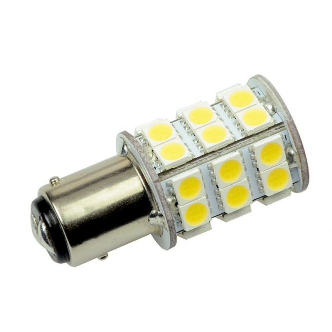 BAY15D LED-Bajonettsockellampe 320 Lumen Gleichstrom 10-30V DC kaltweiss 3,2W 