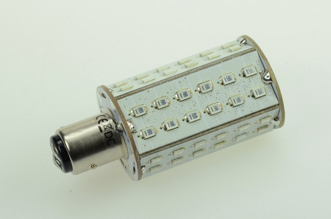 BAY15D LED-Bajonettsockellampe 130 Lumen Gleichstrom 10-30V DC Rot 4,3W 
